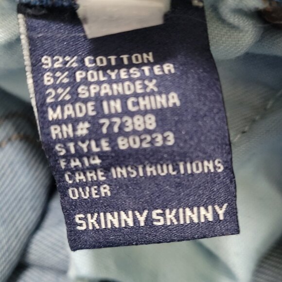 Madewell Blue Denim Skinny Skinny Distressed Ripped Low Rise Jeans 25 (25x28) - Picture 4 of 15